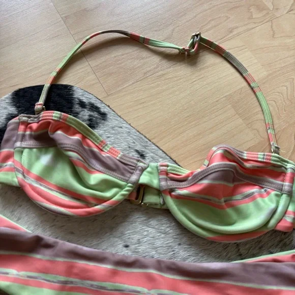 REVOLVE TORI PRAVER‎ Swimwear Kenny Bikini in Indian Wells Guava Size XS/S - Picture 3 of 9